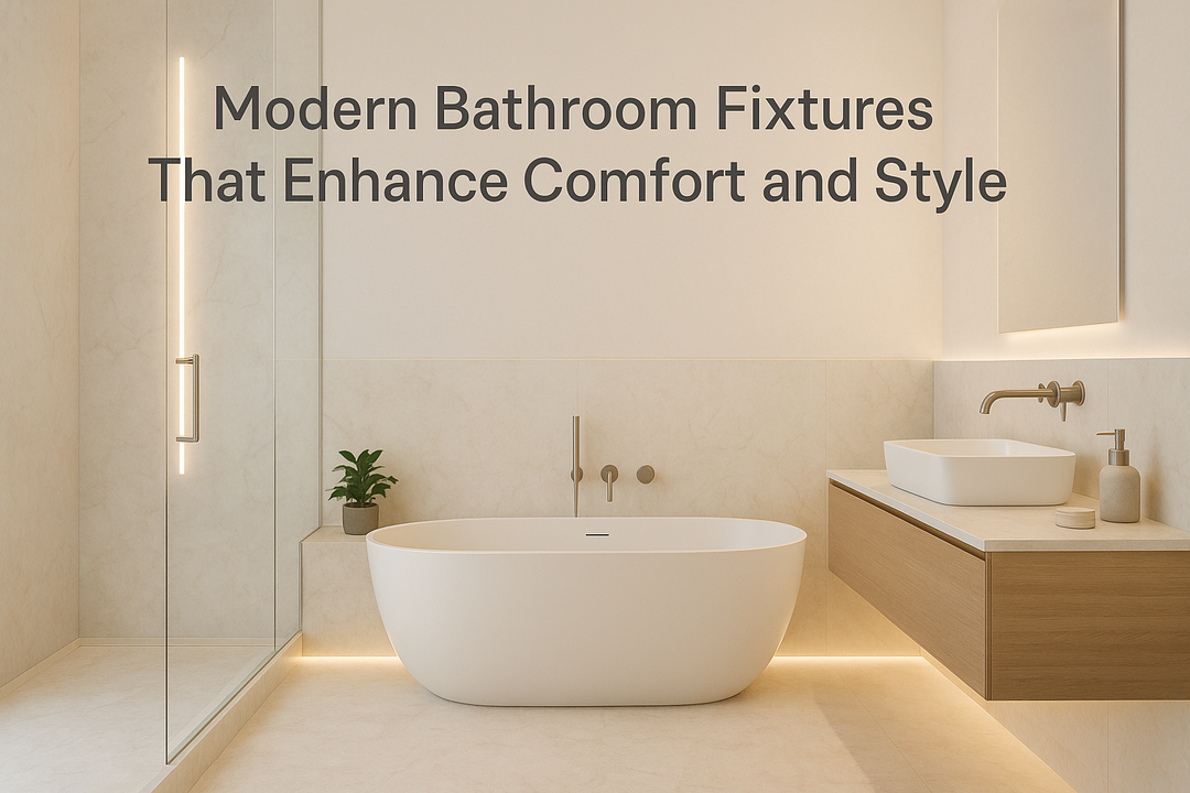 Modern Bathroom Fixtures That Enhance Comfort and Style