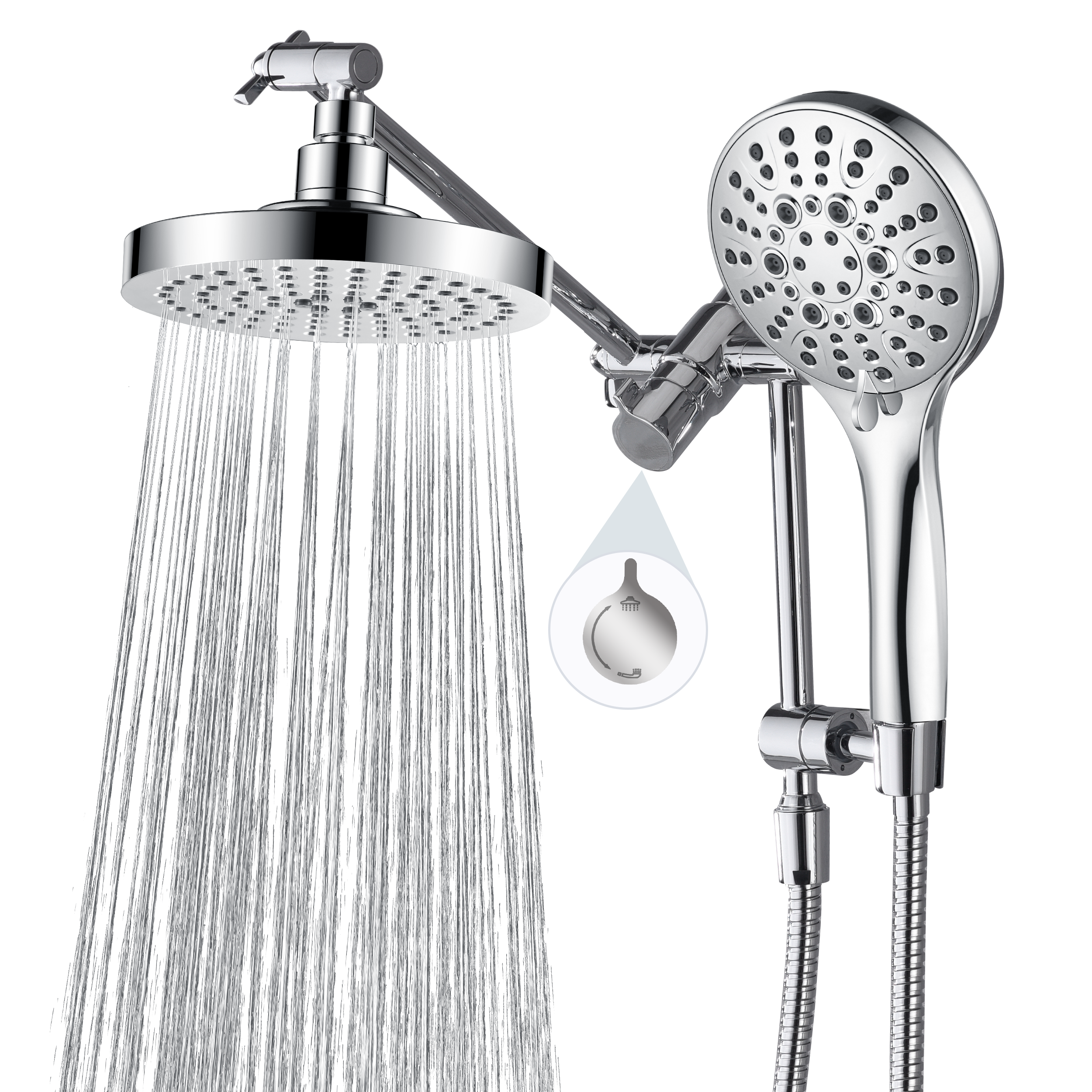 Chrome shower head #color_chrome