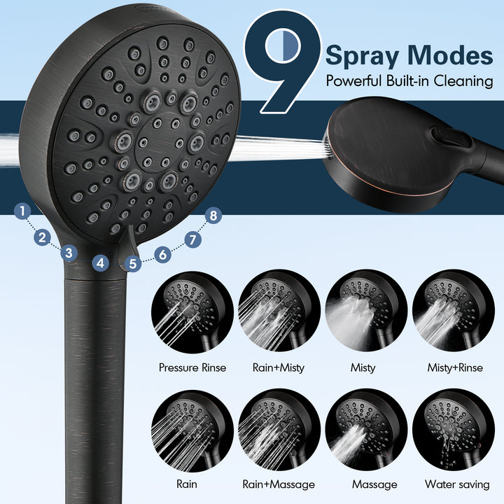 shower head #color_oil-rubbed-bronze