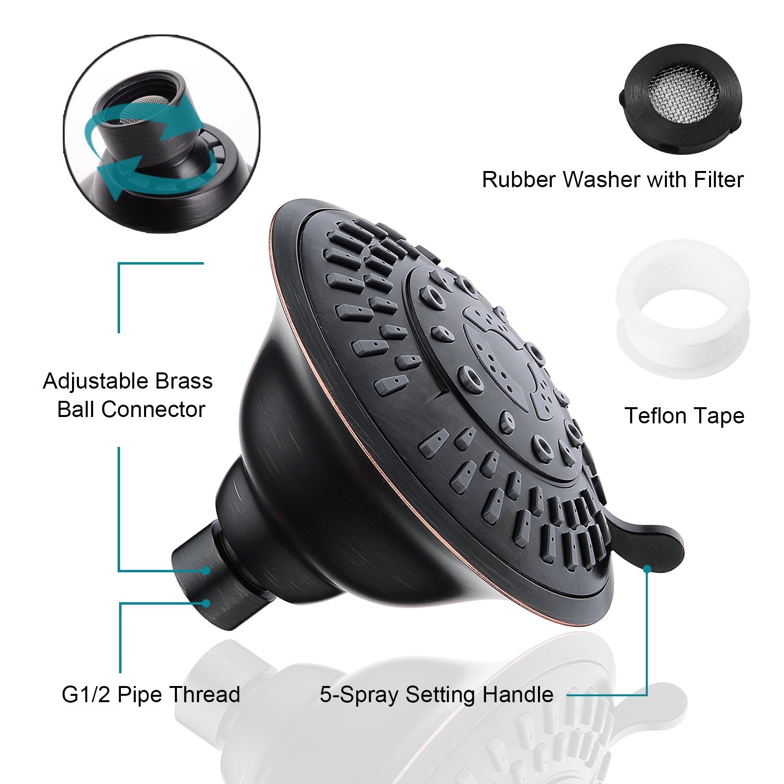 shower head #color_oil-rubbed-bronze