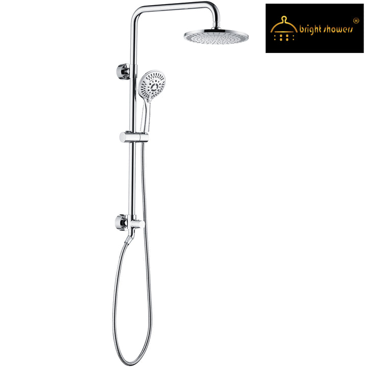 Shower System With Rain shower and Handheld Shower head,Hose - brightshowers