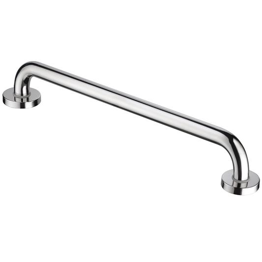 BRIGHT SHOWERS Grab Bar for Showers and Bathtubs, Handicap Bathroom Safety 24-Inch Stainless Steel Rail, ADA-Compliant Decorative Grab Bar, Wall Senior Handle for Elderly or Handicapped（BSB1243）