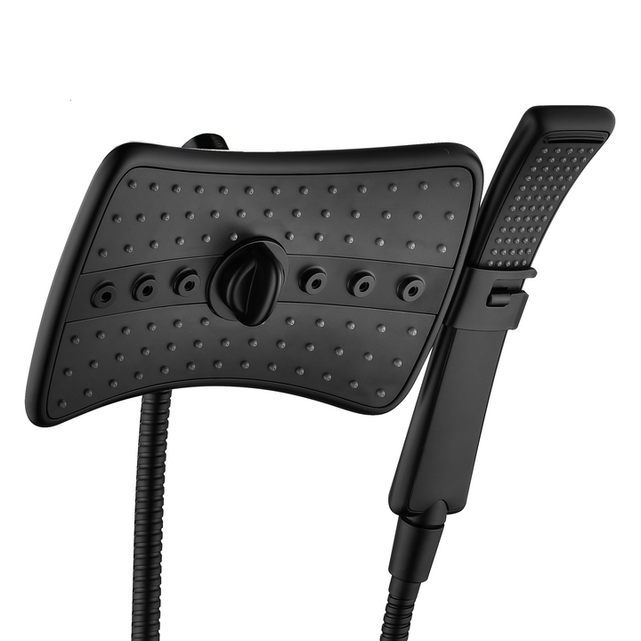 Dual Shower Head -Rain Shower Head and Handheld Shower Head with Hose