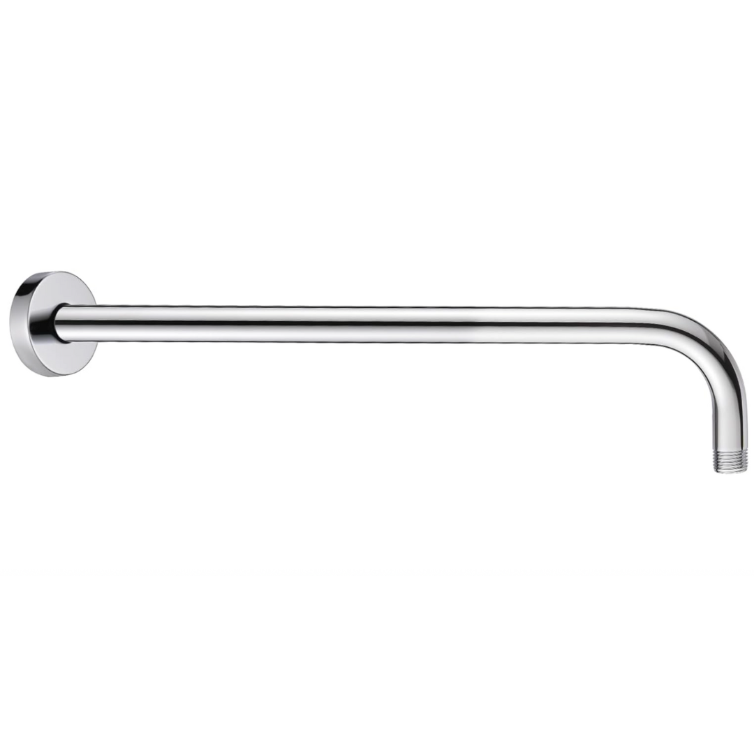 BRIGHT SHOWERS 16 Inch Shower Head Extension Arm with Flange L Shaped