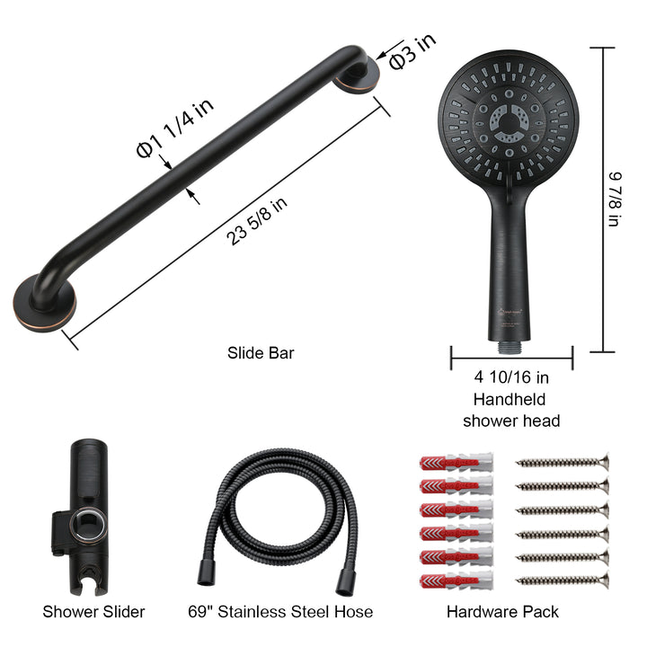 shower head #color_oil-rubbed-bronze