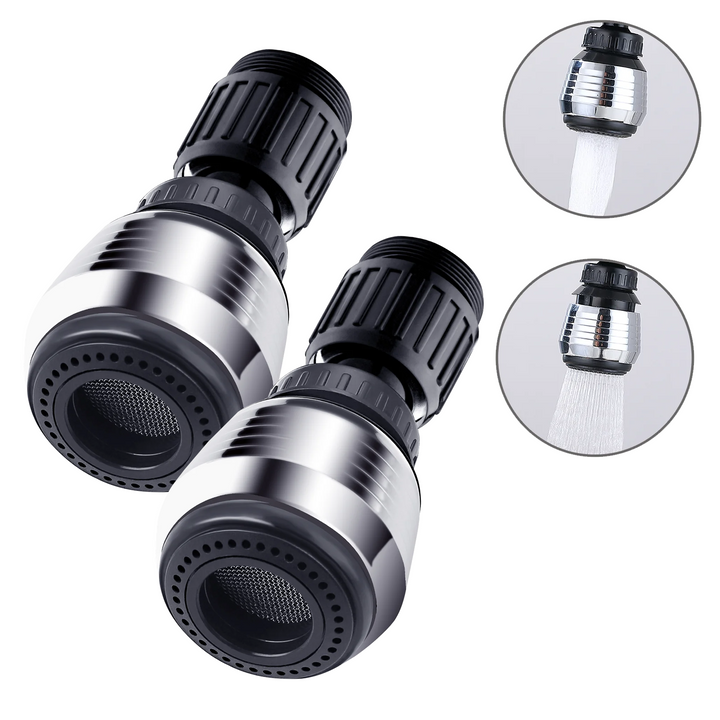 Kitchen Faucet Spray Aerator,1.5 GPM 360 Degree Rotatable Hand Sprayer 2pcs