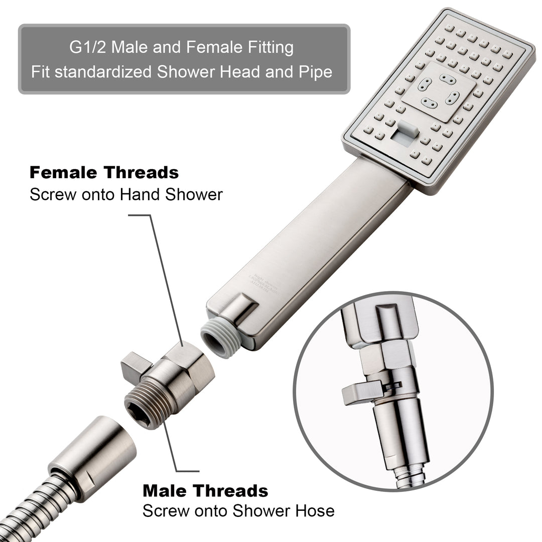 Shower Arm Diverter Valve #color_brushed-nickel