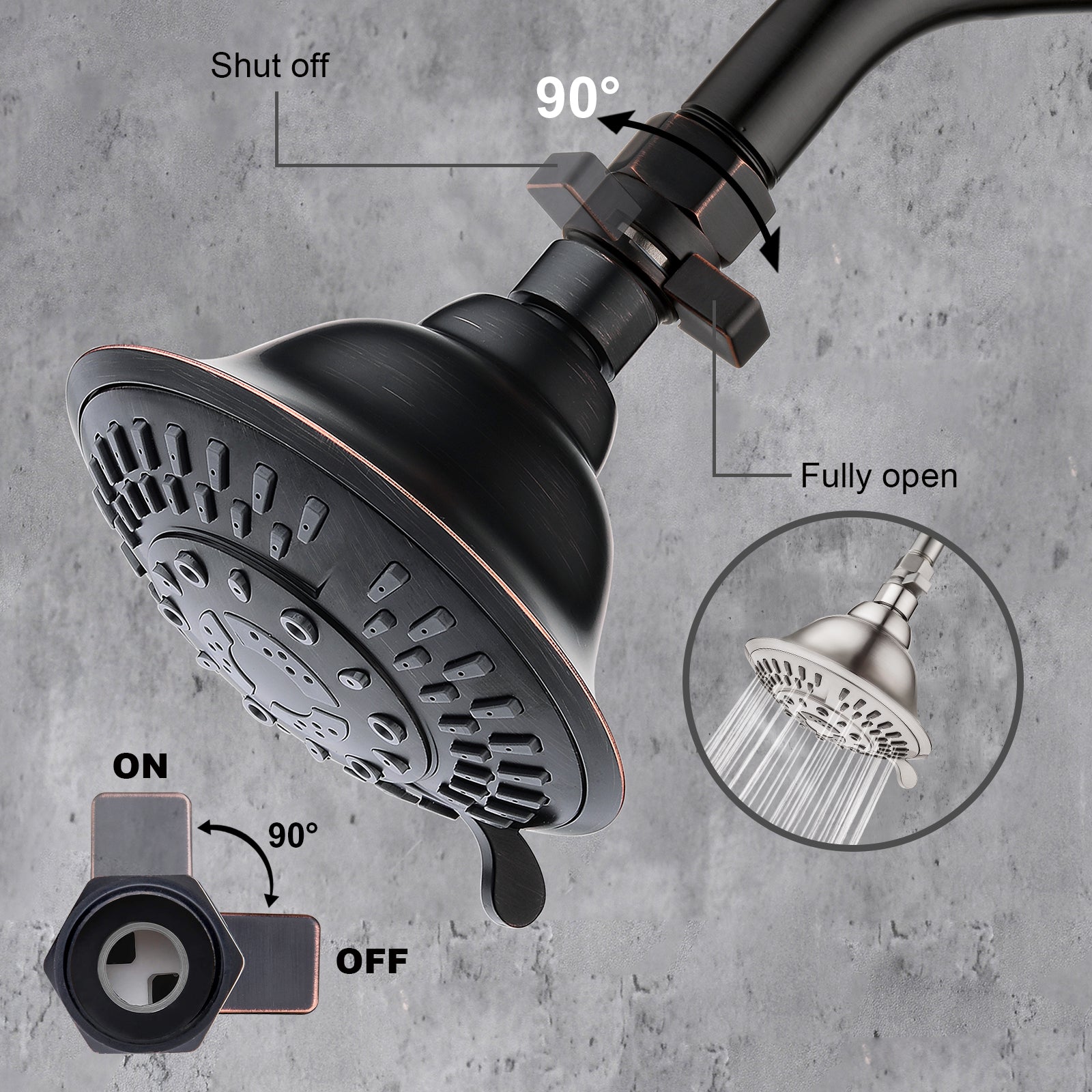 Shower Arm Diverter Valve #color_oil-rubbed-bronze