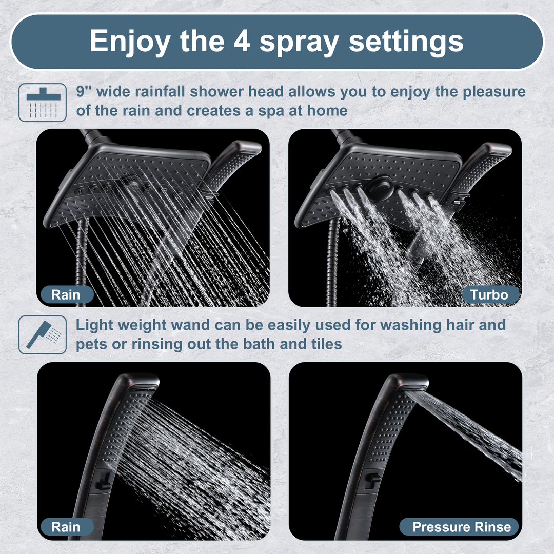 Oil-rubbed bronze shower head #color_oil-rubbed-bronze