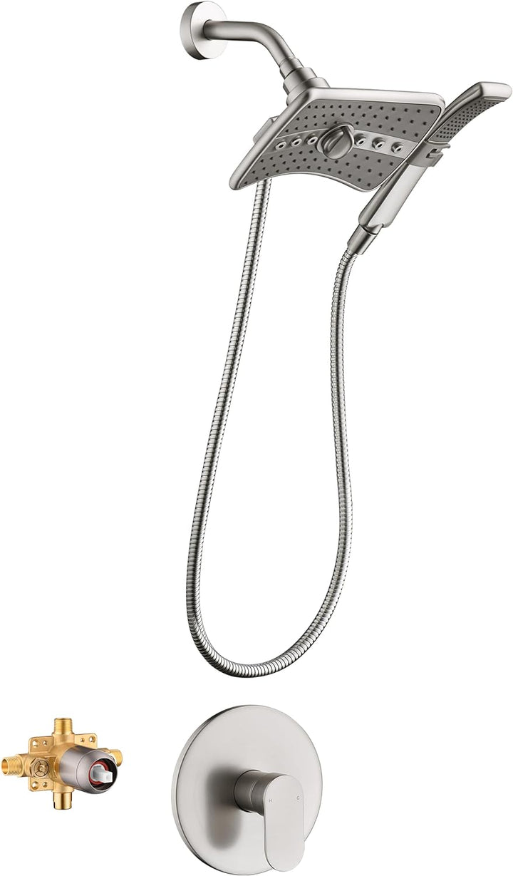 Brushed nickel shower head #color_brushed-nickel