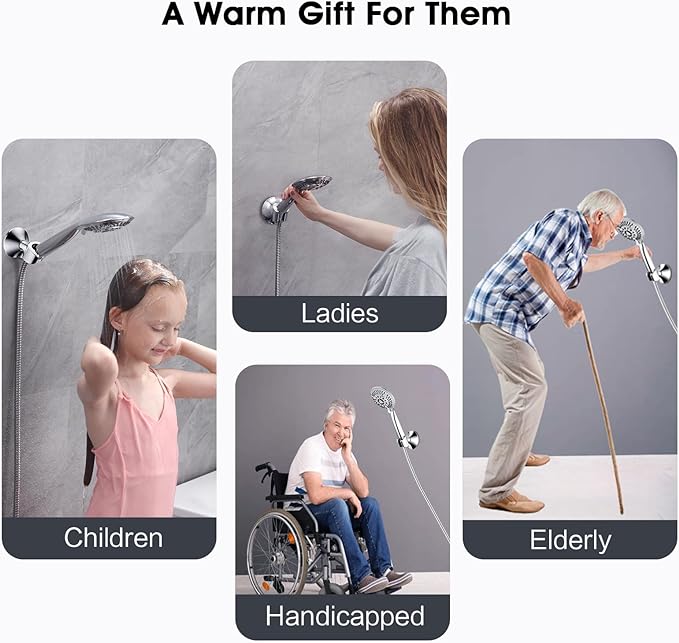 shower head holder #color_chrome