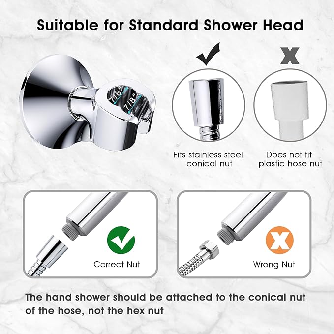 shower head holder #color_chrome