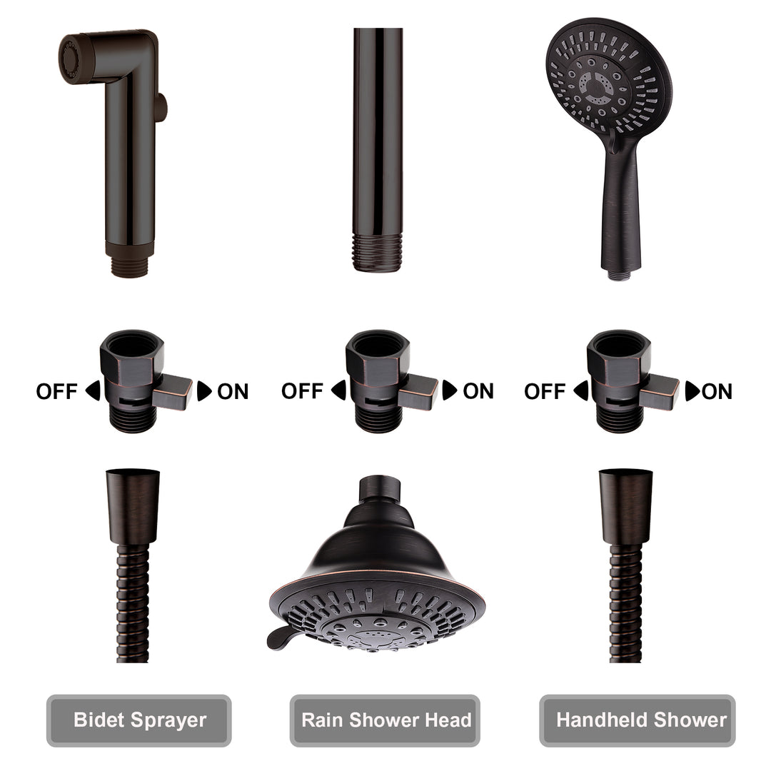 Shower Arm Diverter Valve #color_oil-rubbed-bronze