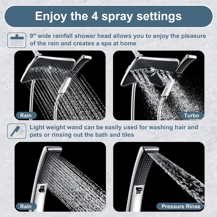 Chrome shower head #color_chrome