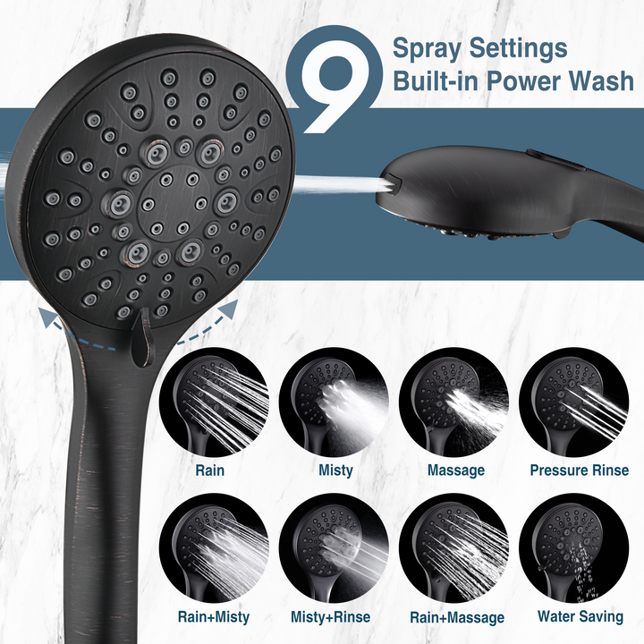 Oil-rubbed bronze shower head #color_oil-rubbed-bronze