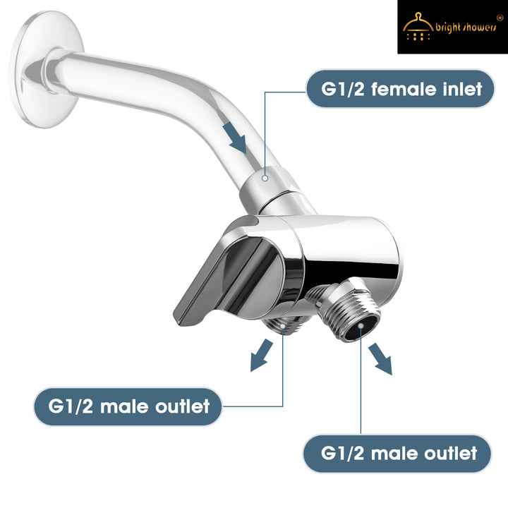 Shower Arm Diverter Valve #color_chrome