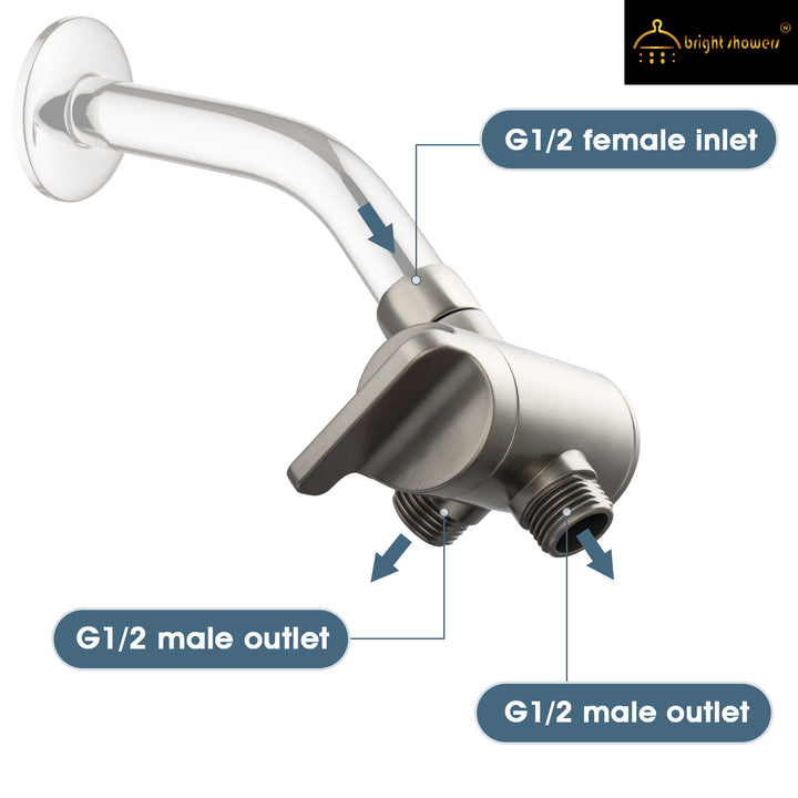 Shower Arm Diverter Valve #color_brushed-nickel
