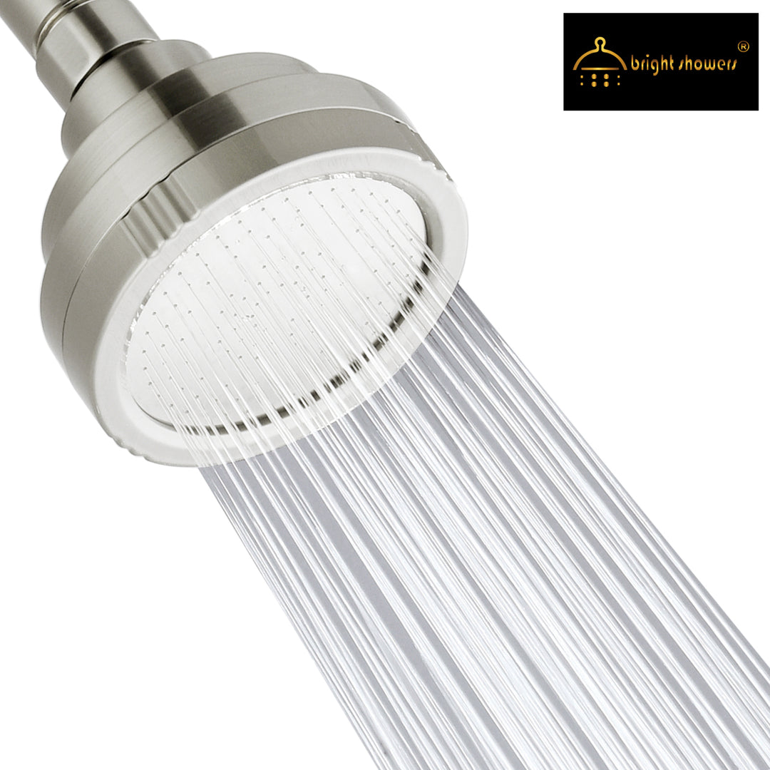High Pressure Rain Shower Head, Angle Adjustable - brightshowers