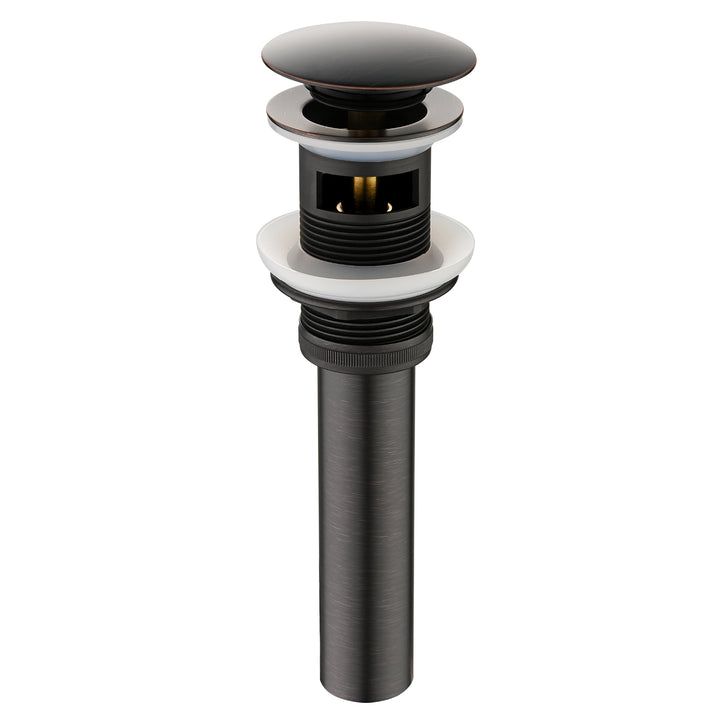 Bathroom Sink Drain with Overflow Pop-Up Drain Stopper for Vessel Sink Lavatory - brightshowers