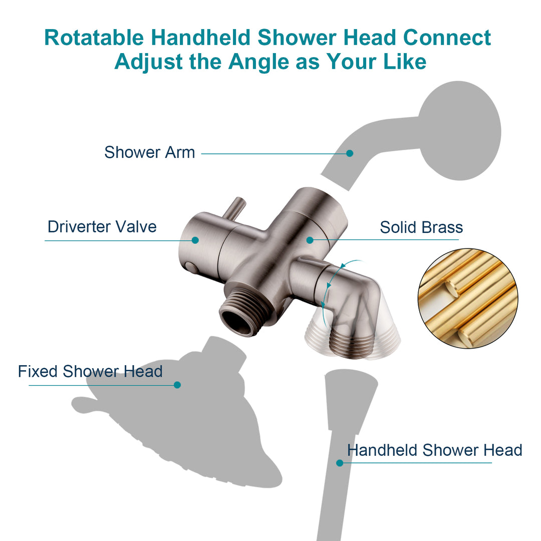 Shower Arm Diverter Valve #color_brushed-nickel