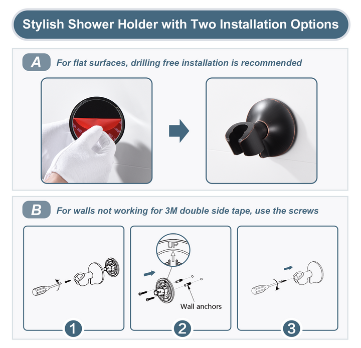 Oil-rubbed bronze shower head #color_oil-rubbed-bronze