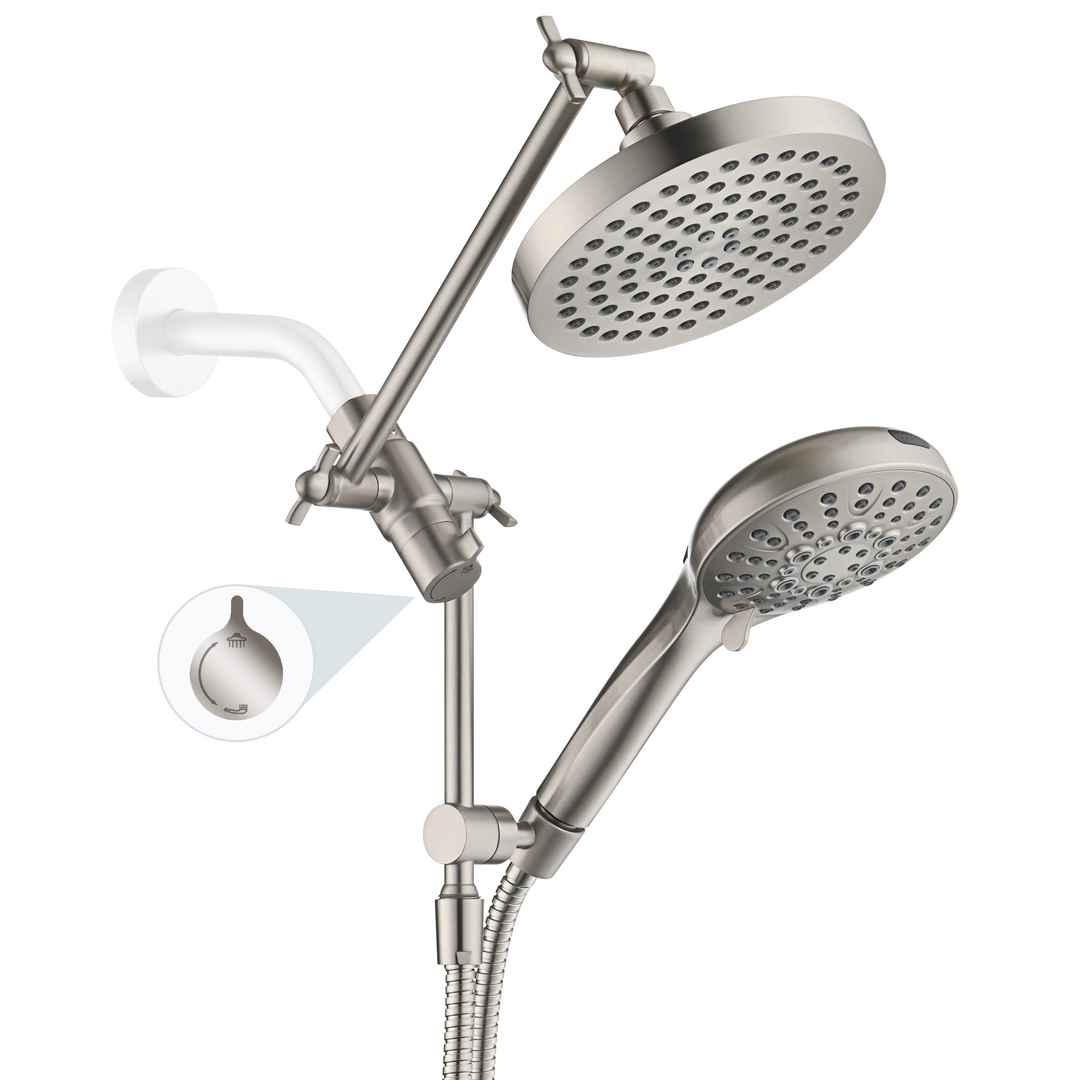 Brushed nickel shower head #color_brushed-nickel