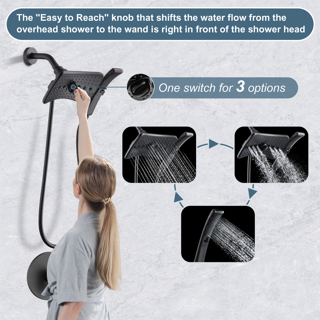 Oil-rubbed bronze shower head #color_oil-rubbed-bronze