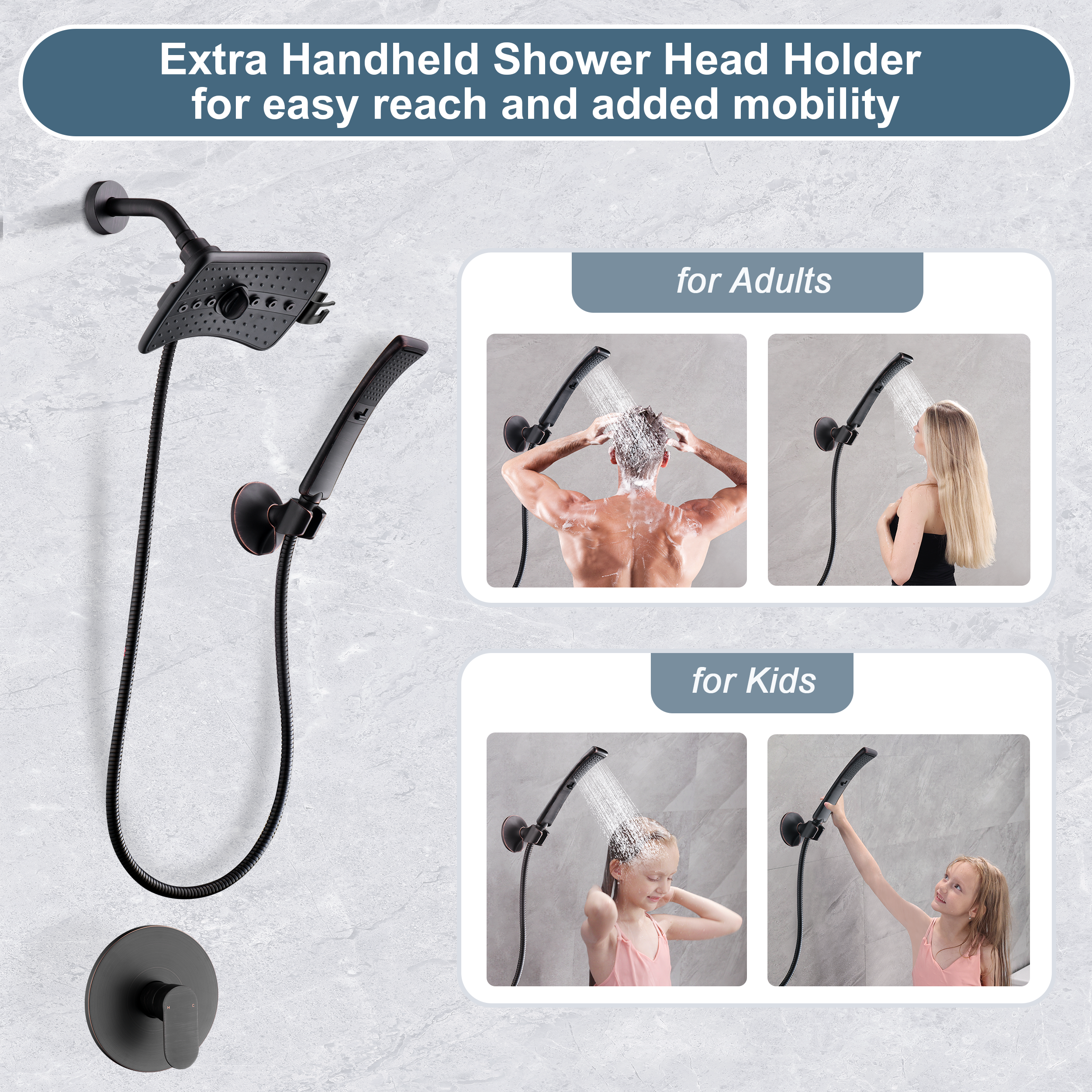 Oil-rubbed bronze shower head #color_oil-rubbed-bronze