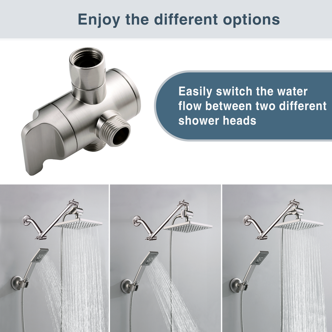 Shower Arm Diverter Valve #color_brushed-nickel