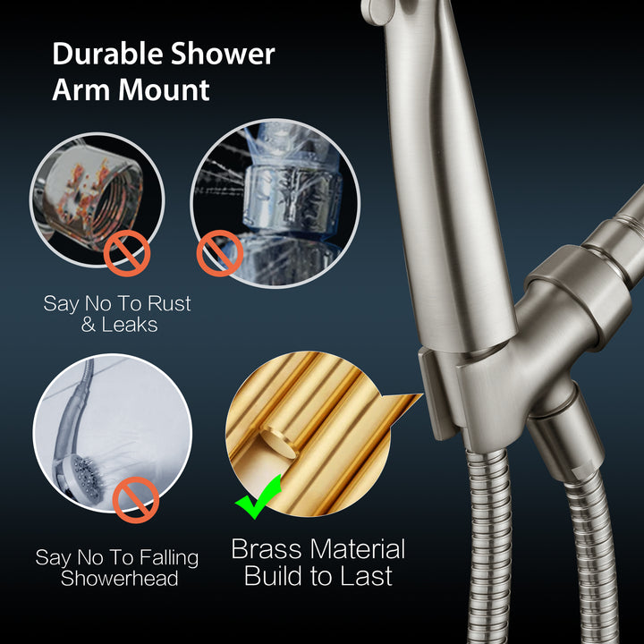 Shower Arm Diverter Valve #color_brushed-nickel