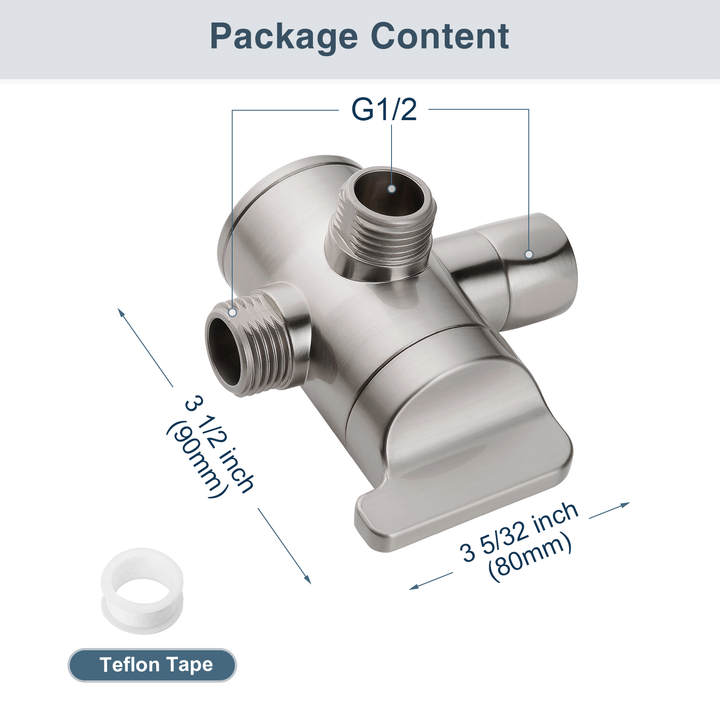 Shower Arm Diverter Valve #color_brushed-nickel