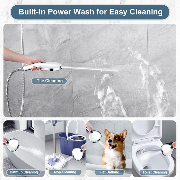 Chrome shower head #color_chrome