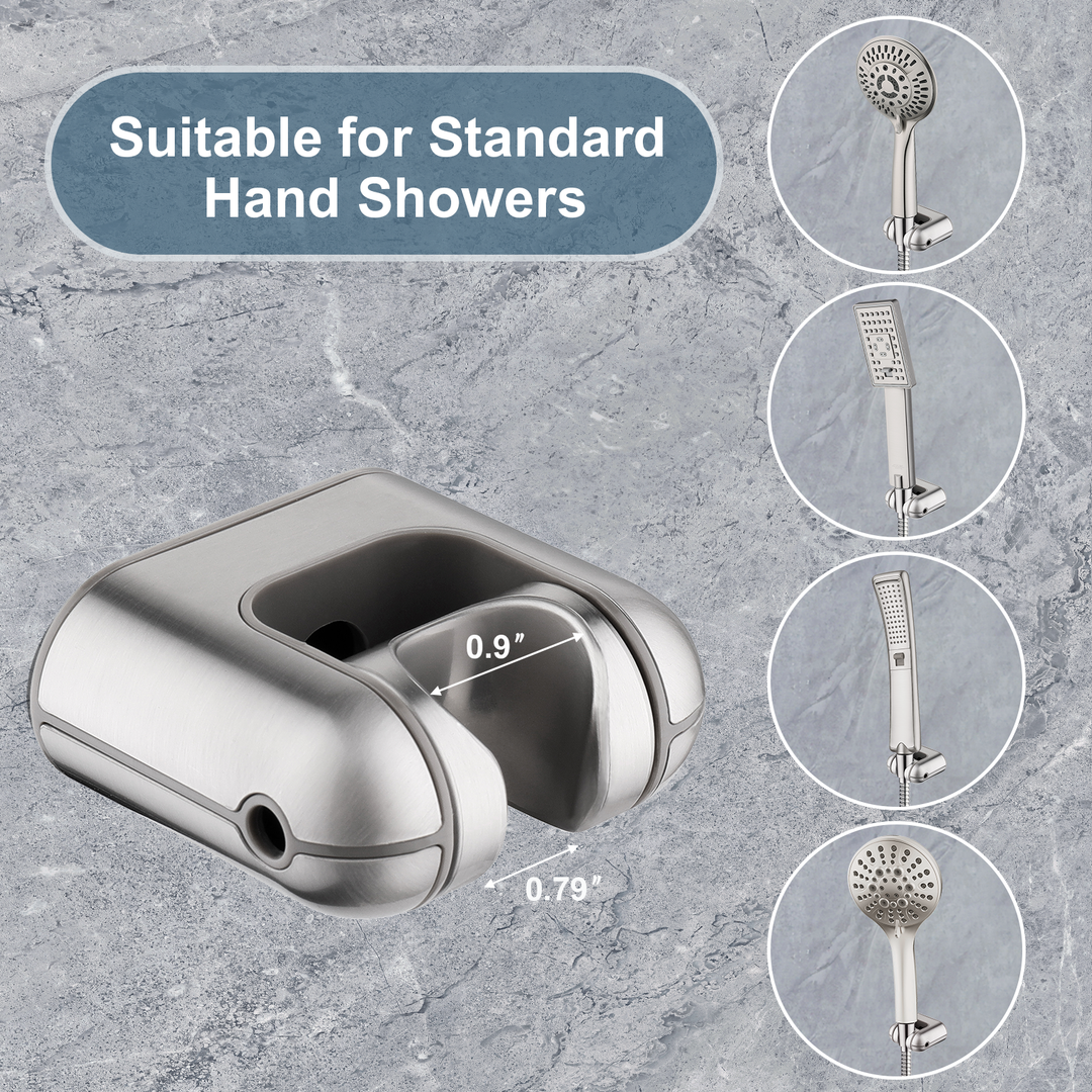 shower head holder #color_brushed-nickel