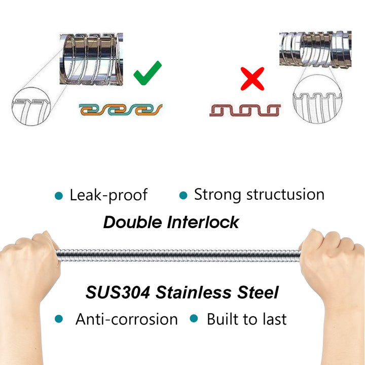 shower hose #color_chrome