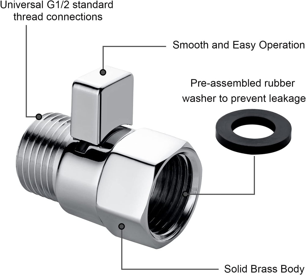 Shower Arm Diverter Valve #color_chrome