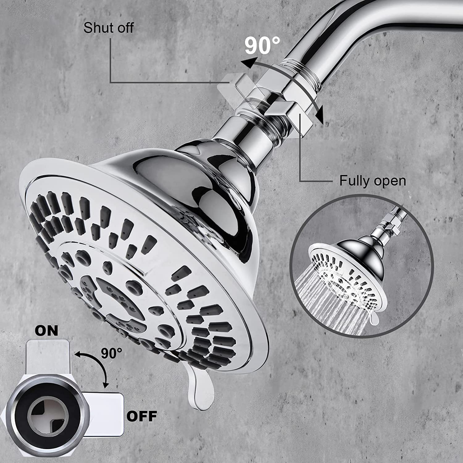 Shower Arm Diverter Valve #color_chrome