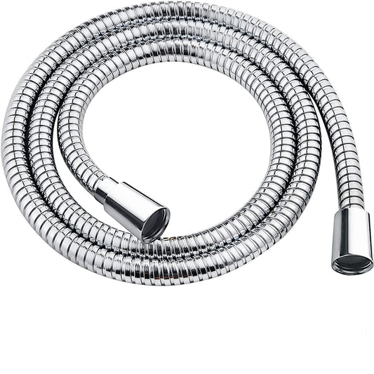 BRIGHT SHOWERS 59 Inch Shower Hose For Hand Held Shower Heads, Stainless Steel Cord Hand Shower Hose, Ultra-Flexible Replacement Part with Brass Insert