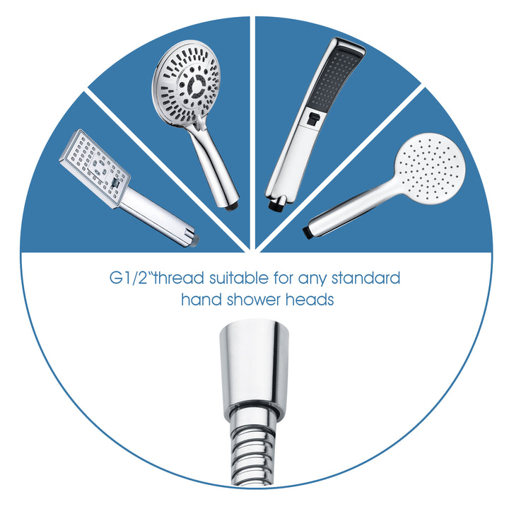 shower hose #color_chrome