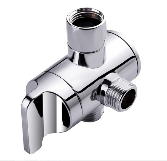 BRIGHT SHOWERS Shower Arm Diverter Valve for Hand held Showerhead and Fixed Spray Head, 3-Way Shower Head Diverter Valve